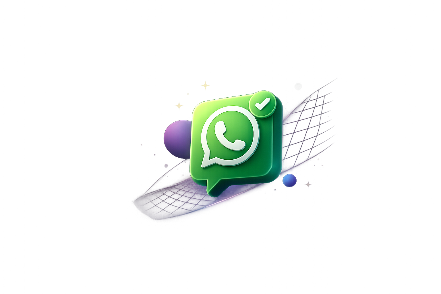 imagem logo do whats 3D